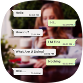 Fake Chat With Girl Pro 2019 أيقونة