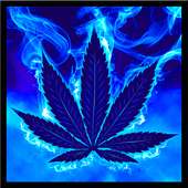 Blue Weed Rasta Keyboard on 9Apps