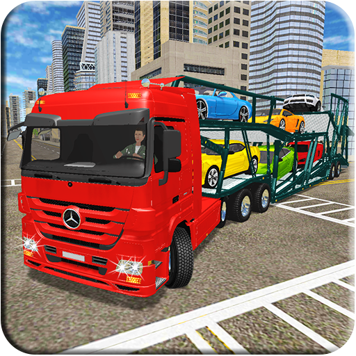 Car Transporter Trailer Truck icon