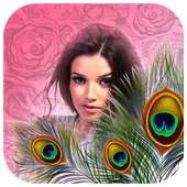 Peacock Feather Photo Frame HD on 9Apps