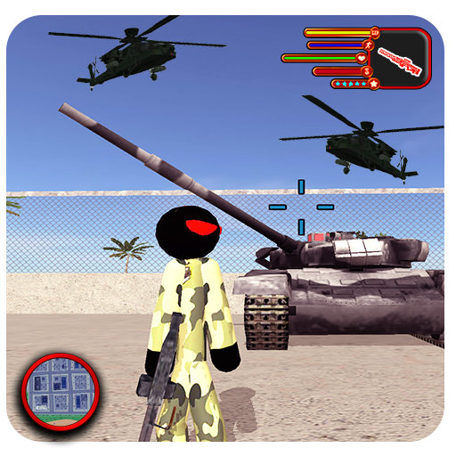 Us Army Stickman Rope Hero Counter Offroad icon