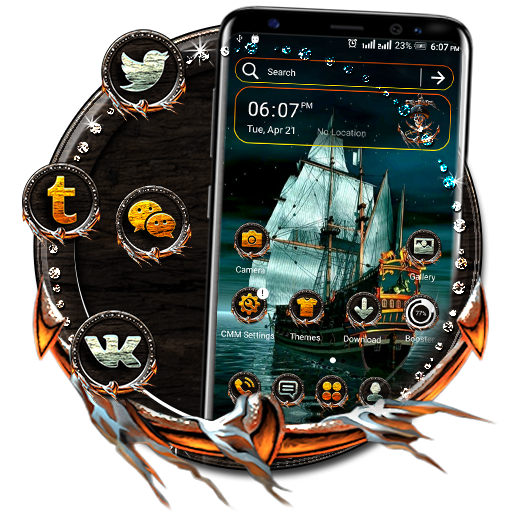 Pirate Ship Launcher Theme icon