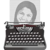 Image In Text - Photos in text icon