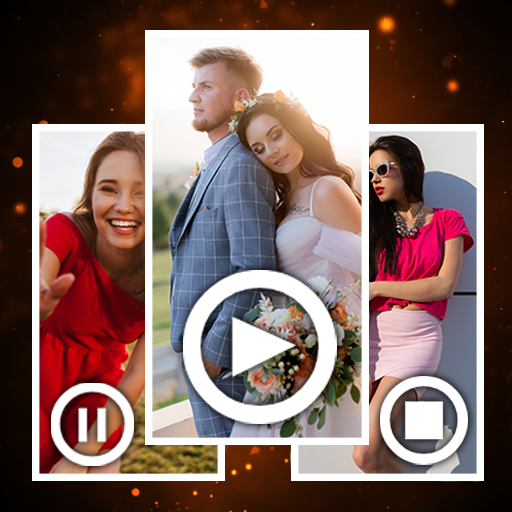 صانع الفيديوهات بالصور والموسيقى نغمات رنين أيقونة