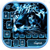 Neon Cheetah Keyboard Theme icon