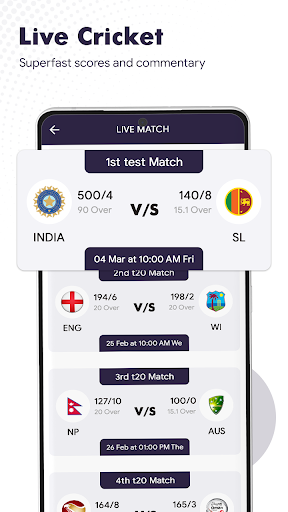 Live Cricket TV - Live Score screenshot 3