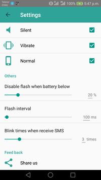 Flash on Call / SMS (Alert) screenshot 3