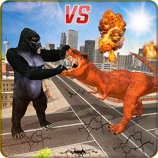 Monster Dino Vs King Kong-City Rampage Simulator icon