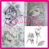 Pencil Drawing Sketch Ideas icon