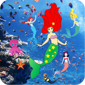Mermaids Coloring icon