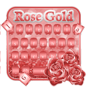 Rose Gold Silk Theme Keyboard icon