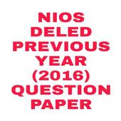NIOS DElEd Previous Year (2016) Question Papers иконка
