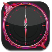 Pink Diamond Clock icon