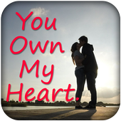 Romantic Love Text on Photo icon