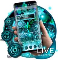 neon flowers theme on 9Apps