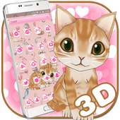 Cute cat live wallpaper theme