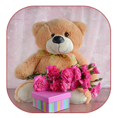 oso de peluche lindo icon
