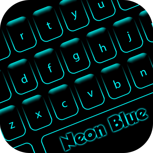 Neon Blue - Keyboard Theme icon