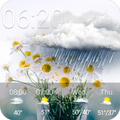 Weather Clock Widget Daisy icon