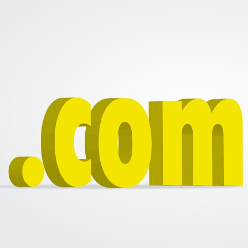 1 a: .com and .net domain registration icon