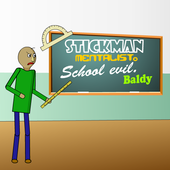 Stickman mentalist. Baldy. School evil. icon
