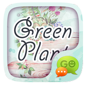 (FREE) GO SMS GREEN PLANT THEME أيقونة