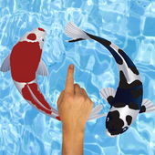 Koi Fishing Finger Game icon