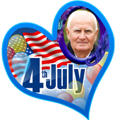USA Independence Day Frames أيقونة