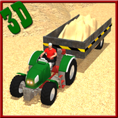 Sand Tractor Transporter Sim icon