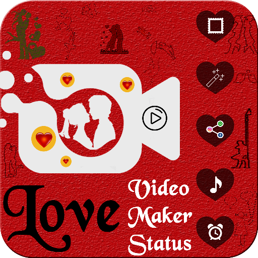 Love Video Status Maker &amp; Video Maker With Music icon