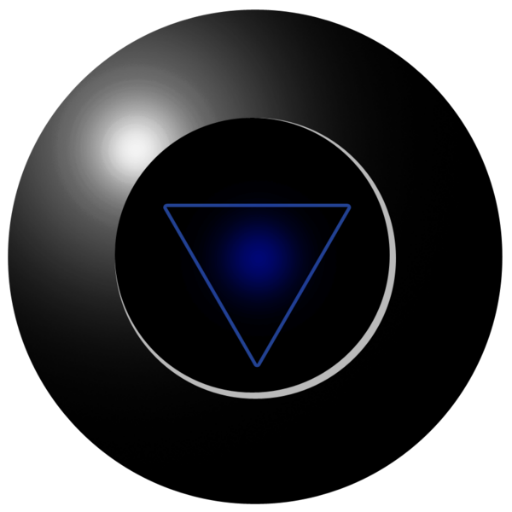 Magic ball decision maker icon