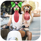 Face live camera-sticker selfie,sweet camera icon