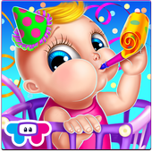 Supermarket Girl-Baby Birthday icon