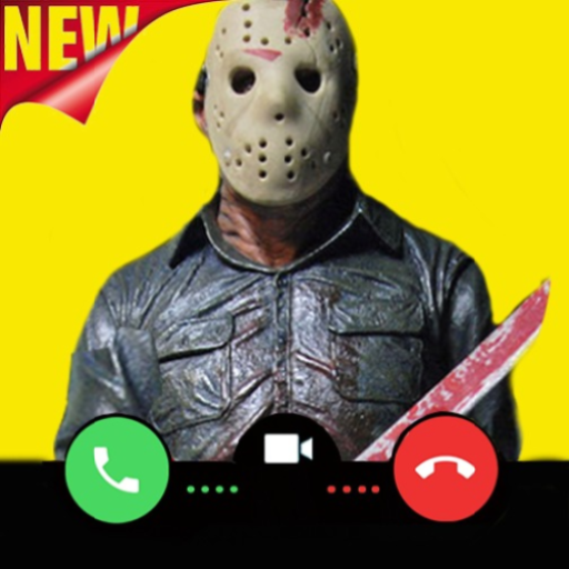 Scary fake call from jason character Friday the 13 icon