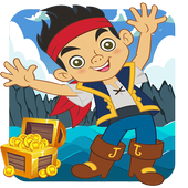 super jake adventure pirates أيقونة