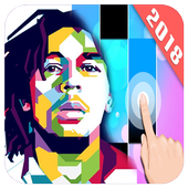 Bob Marley Game Piano Tiles Music icon