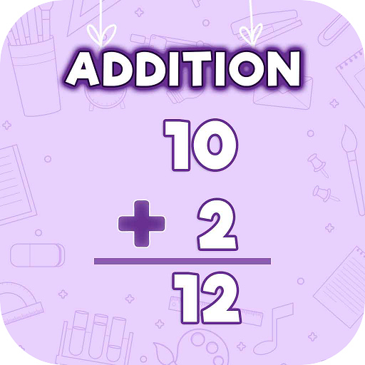 Addition Quiz App - Kids Learn Math Training Games icon