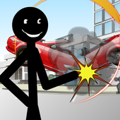 Stickman Bloody Parking icon