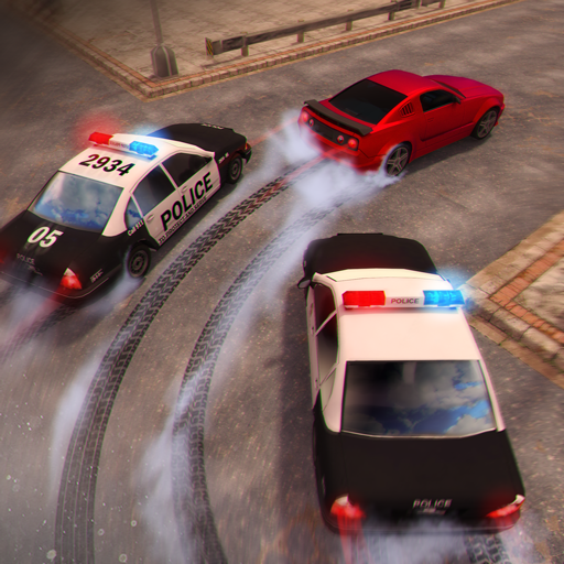 ikon Mobil Polisi Mengejar 🚨 Perampok Kejahatan Balap