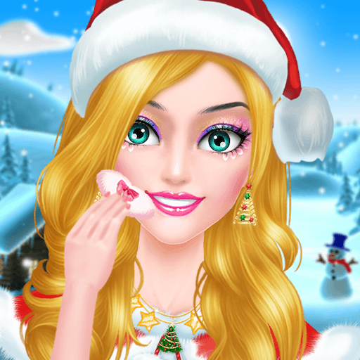 Christmas Makeup &amp; Dress Up Salon Games For Girls icon