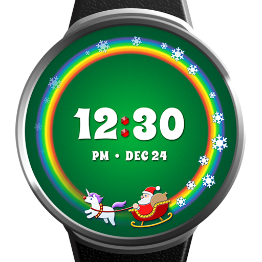 Unicorn Wear - an animated watch face for Wear OS icon