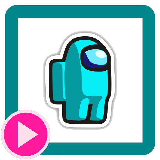 Sticker de AmongUs con movimiento para WhatsApp icon
