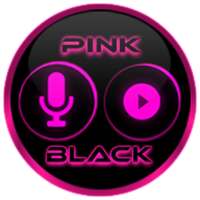 Flat Black and Pink Icon Pack on 9Apps
