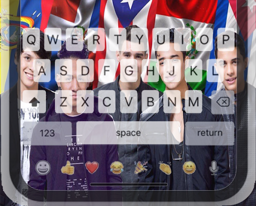 CNCO Keyboard Theme screenshot 1