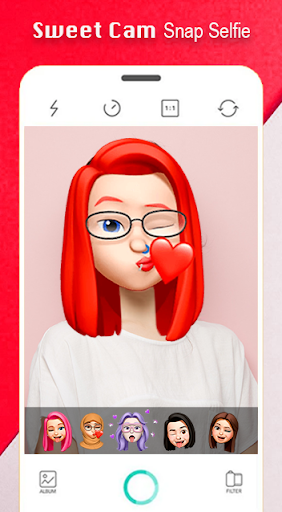 Sweet Face Snap Selfie - Selfie Photo Edit cam screenshot 5