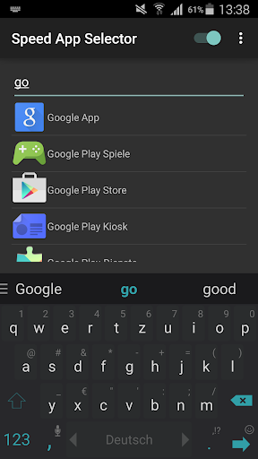 Speed App Selector скриншот 2
