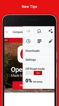Free Opera Mini 2017 New Tips screenshot 1