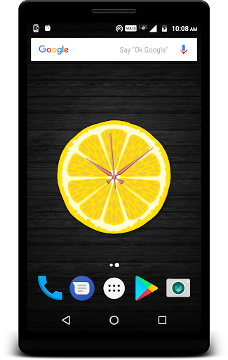 Fruit Clock Live Wallpaper screenshot 1