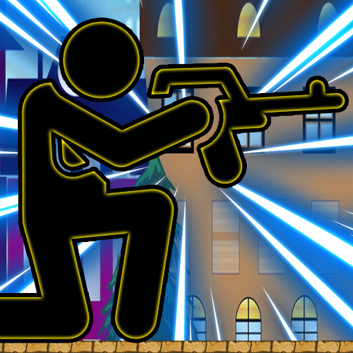 Laser Gun Stickman : shoot Game icon