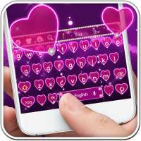 Keyboard Purple Love Diamond on 9Apps